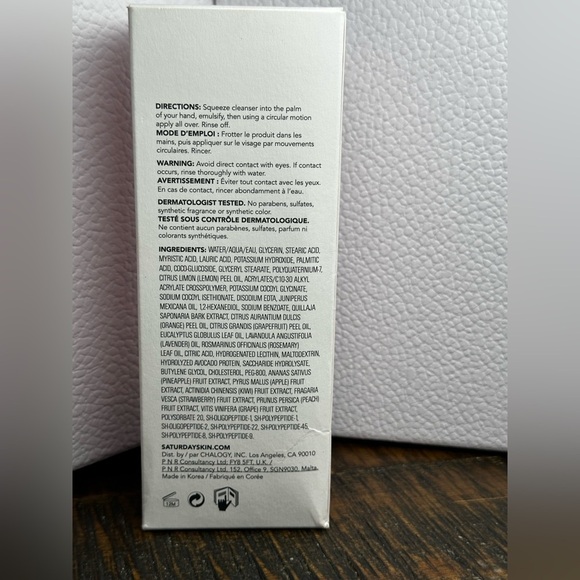 🆕 SATURDAY SKIN Rise + Shine Gentle Cleanser 120 mL NIB - Picture 3 of 6
